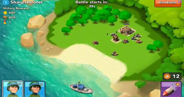 In Boom Beach the potential of single-playing mode is extended